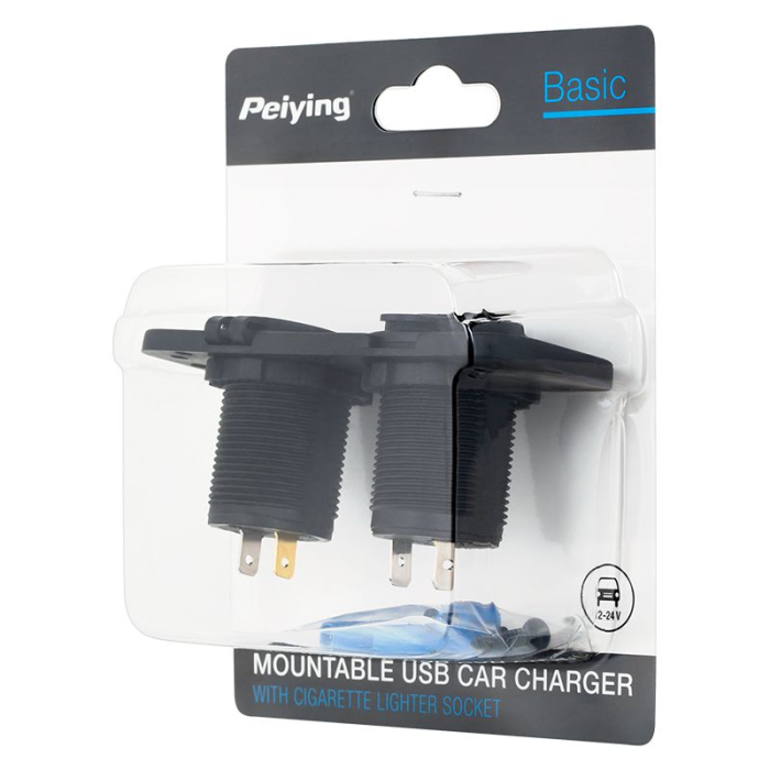 MUFA MONTAJ AUTO INCARCARE 2XUSB 3.1A+BRICHETA [4]