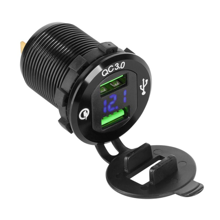 MUFA MONTAJ AUTO INCARCARE 2XUSB QUICK CHARGE [2]