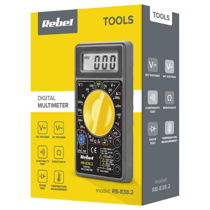 MULTIMETRU UNIVERSAL RB-838 REBEL [5]