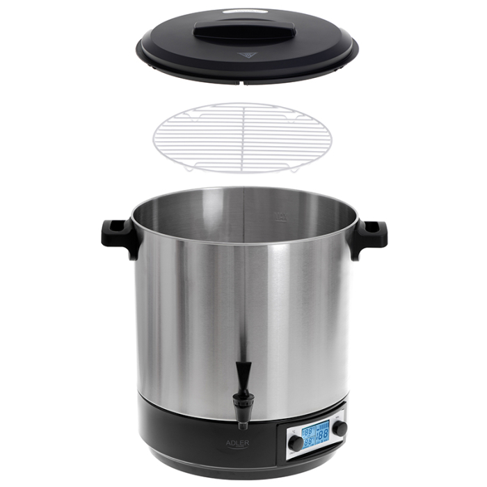OALA ELECTRICA DE PASTEURIZARE 28L 2600W AD 4496 ADLER [6]