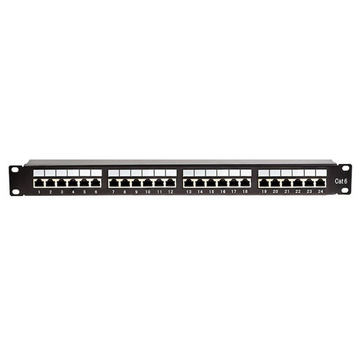PATCH PANEL 24 PORTURI UTP CAT 5E KRONE+110 EMTEX [2]