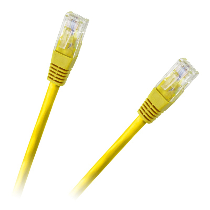 PATCHCORD UTP CAT 6E CCA GALBEN 0.5M [2]