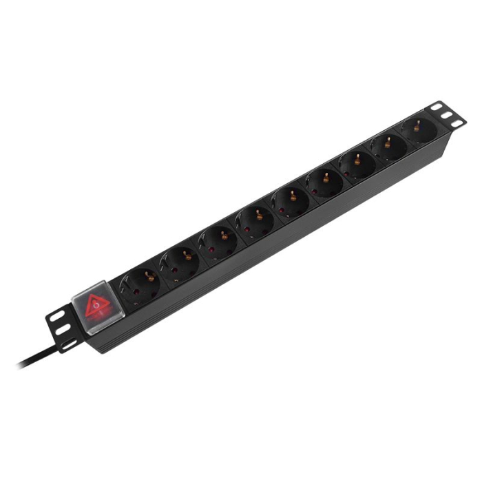 PDU RACK 19 INCH 9 PRIZE SWITCH 16A 2M EMTEX [2]