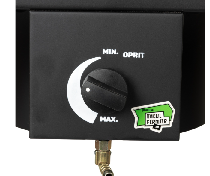 Pirostrie patrata Micul Fermier, putere termica 6kW, 1 arzator, inaltime ajustabila 72/42 cm [4]