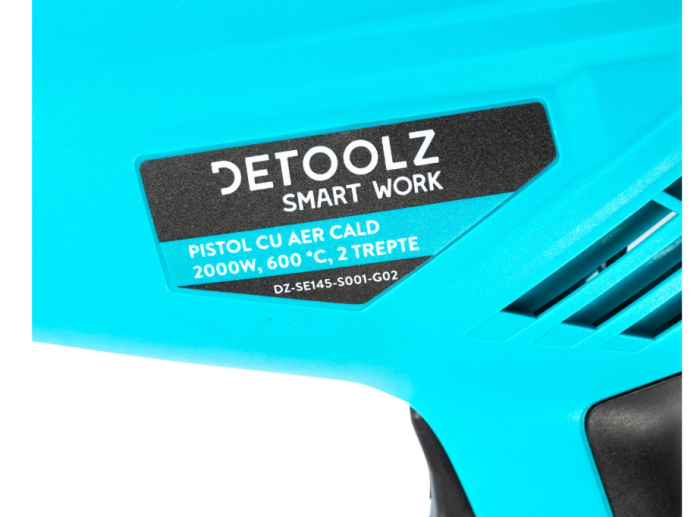 Pistol aer cald 2000 W 2 trepte 600ᵒC [8]