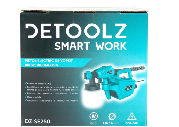 Pistol electric de vopsit 800W 1000ml/min [6]