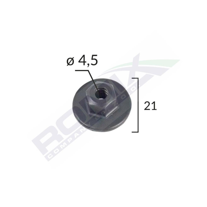 PIULITA BMW MERCEDES MINI VW OPEL - NEGRU 21MM SET 10 BUC [2]