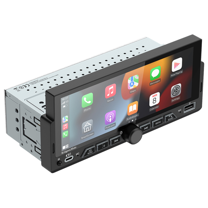 PLAYER AUTO 1 DIN 4X60W CARPLAY ANDROIDAUTO KRUGER&MATZ [9]