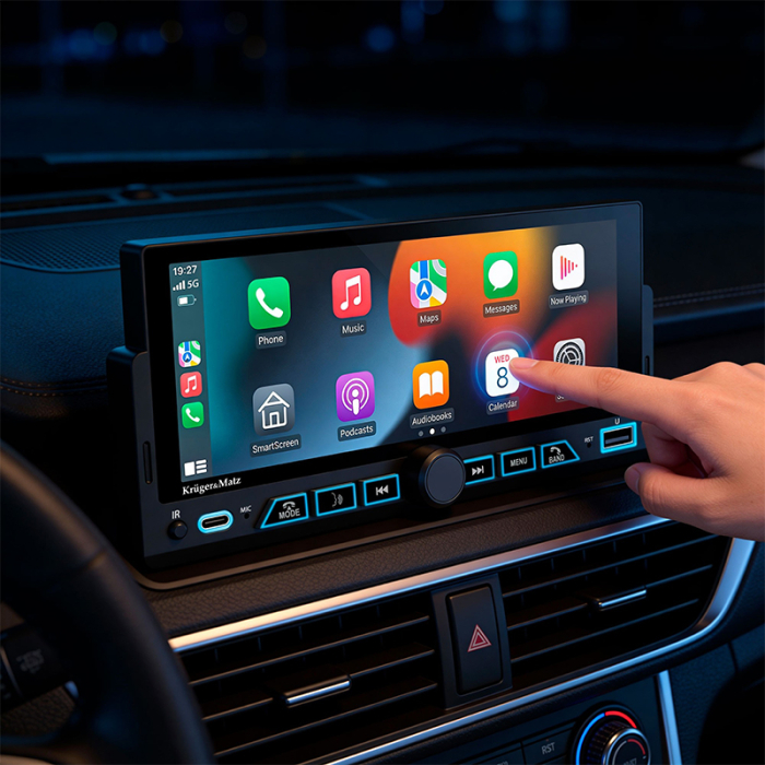PLAYER AUTO 1 DIN 4X60W CARPLAY ANDROIDAUTO KRUGER&MATZ [14]