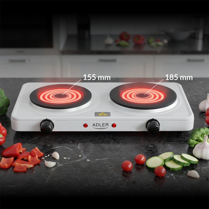 PLITA ELECTRICA DUBLA 2500W ADLER [5]