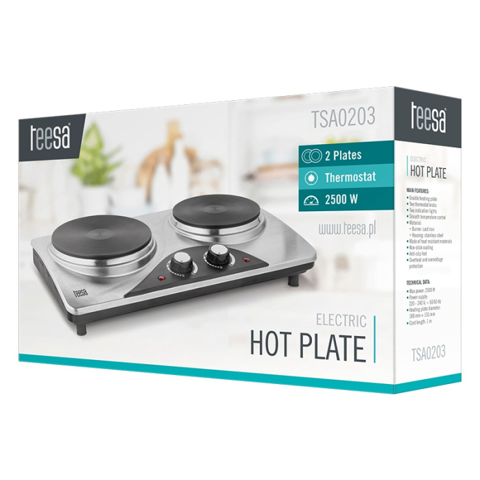 PLITA ELECTRICA DUBLA 2500W TEESA [5]