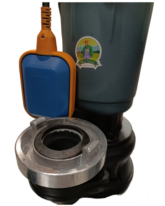 Pompa apa murdara cu tocator si plutitor 1500W 12000l/h 9m [3]