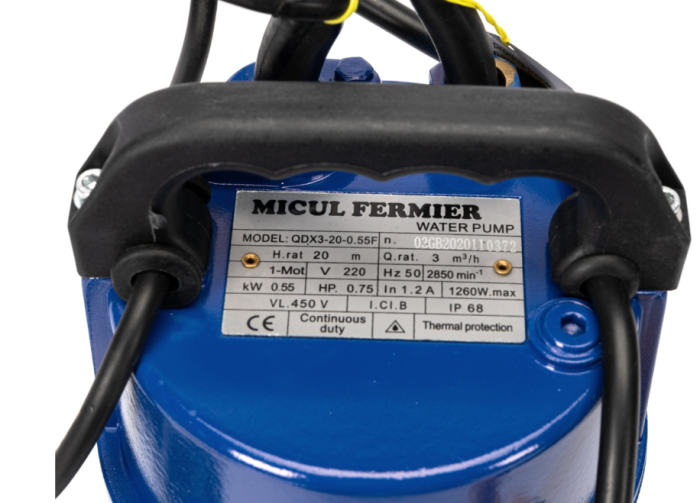 Pompa apa submersibila 20m 0,55kW Micul Fermier [5]