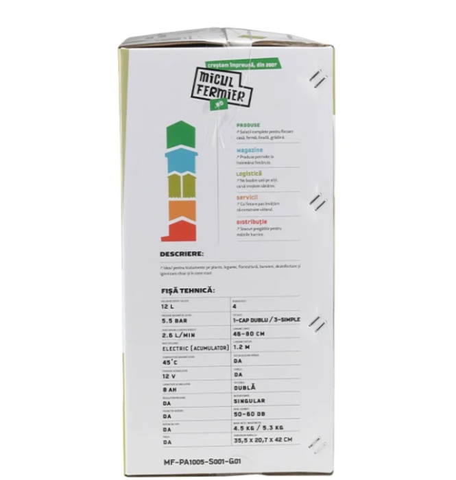 Pompa de stropit MF Pandora 12L cu acumulator [2]