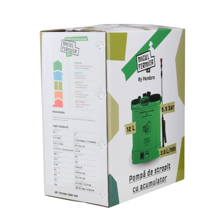Pompa de stropit MF Pandora 12L cu acumulator [3]