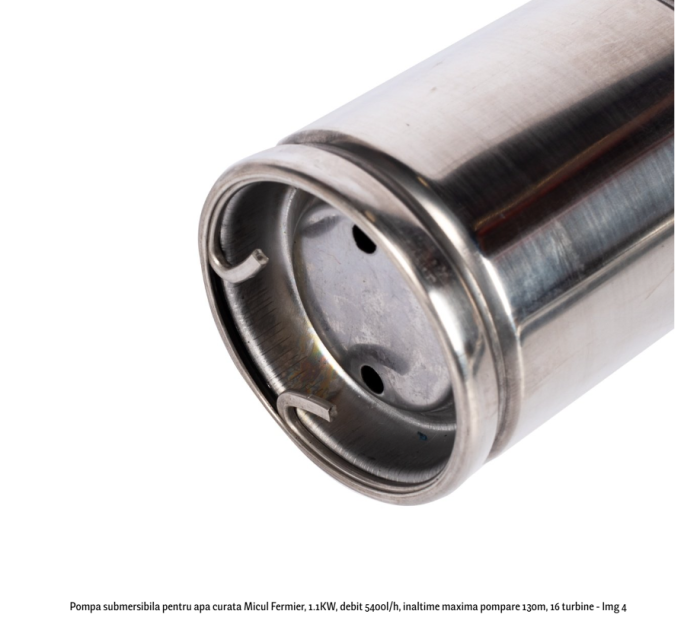 Pompa submersibila pentru apa curata Micul Fermier, 1.1KW, debit 5400l/h, inaltime maxima pompare 130m, 16 turbine [4]