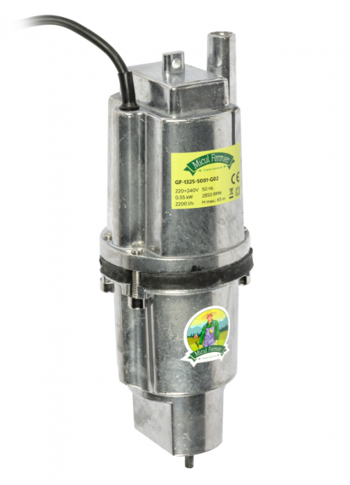 Pompa submersibila vibr 0,55kW 4/65m 2200l/h 1/2" FP  GF-1325-S001-G02 [3]