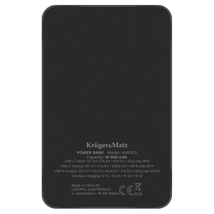 POWER BANK 10000 MAH MAG SAFE KRUGER&MATZ [5]