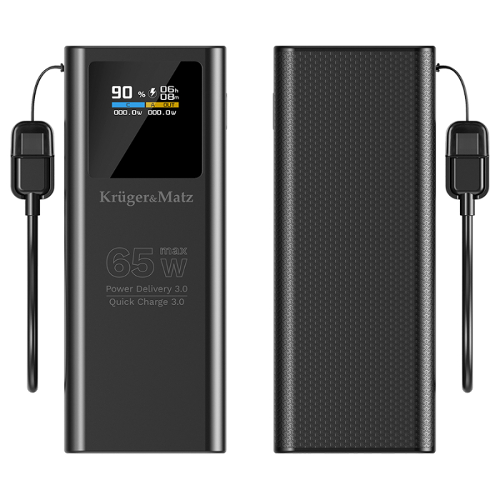 POWER BANK 20000 MAH LI-ION 65W QC PD KRUGER&MATZ [5]