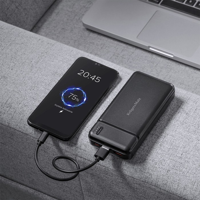 POWER BANK 20000MAH LI-POL QC 3.0 PD 3.0 KRUGER&MATZ [9]