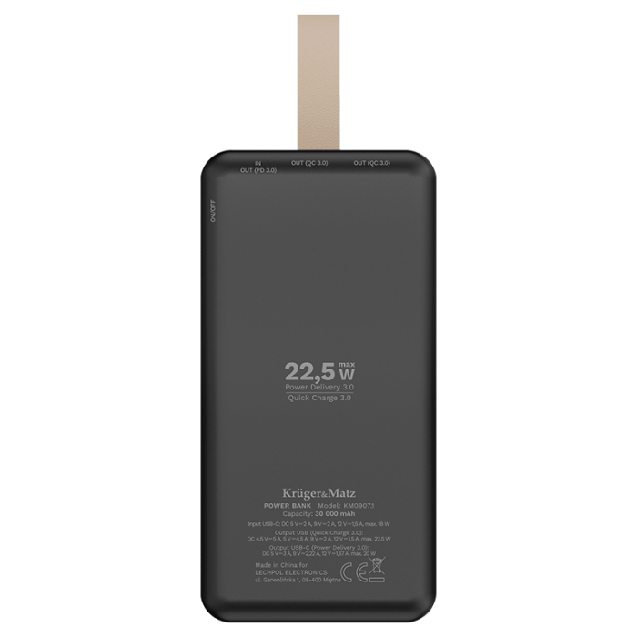 POWER BANK 30000MAH LI-POL KRUGER&MATZ [6]