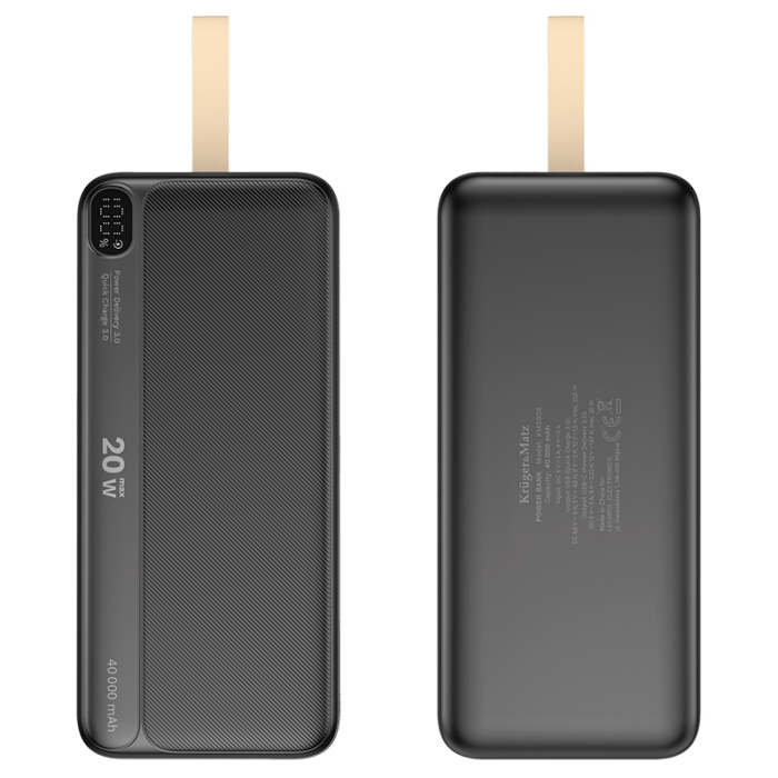POWER BANK 40000MAH LI-ION QC PD KRUGER&MATZ [6]