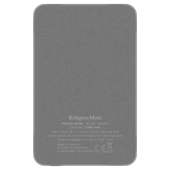 POWER BANK 5000 MAH MAG SAFE KRUGER&MATZ [5]
