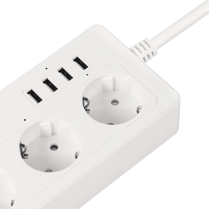 PRELUNGITOR SMART 4 PRIZE SCHUKO 4 USB CONNECT P6 TUYA [7]