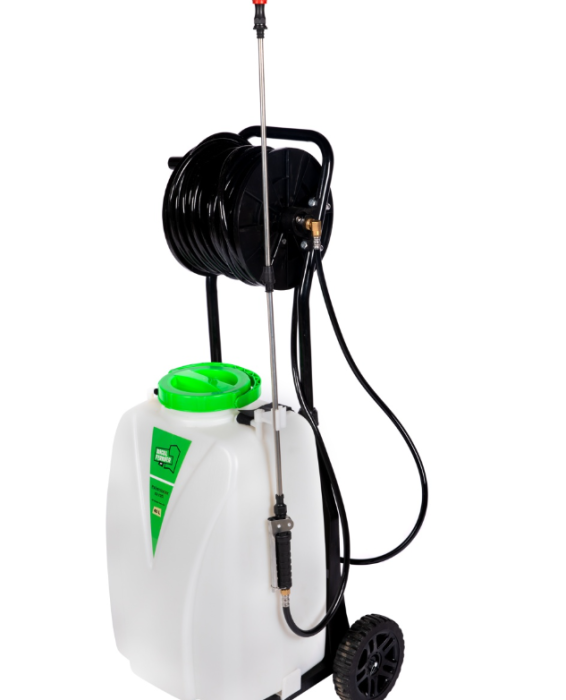 Pulverizator cu acumulator Micul Fermier, volum 40 litri, cu roti [3]