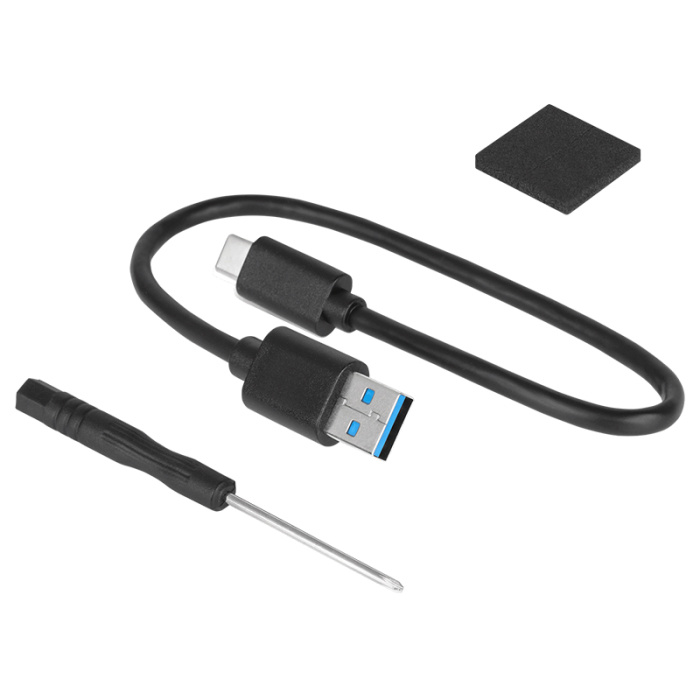 RACK ALUMINIU SSD M2 USB TIP C 3.1 REBEL [4]