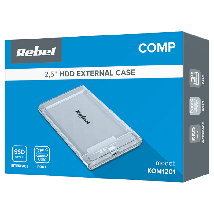 RACK ALUMINIU USB TIP C 3.1 REBEL [5]