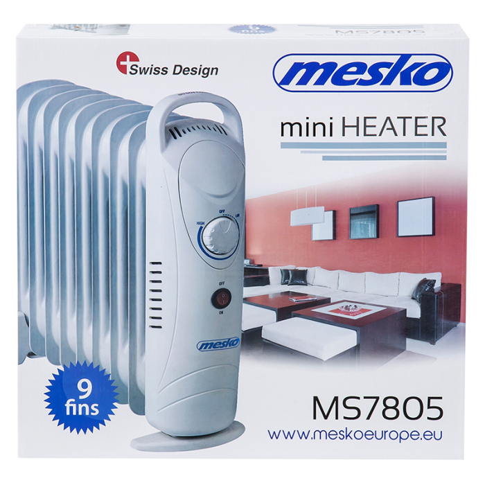 RADIATOR ULEI 9 ELEMENTI 1000W MS 7805 MESKO [4]