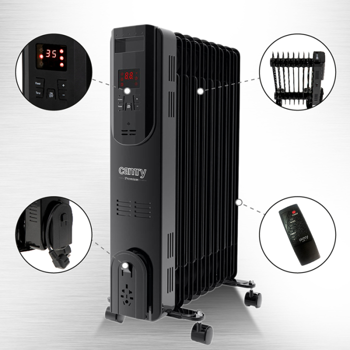 RADIATOR ULEI 9 ELEMENTI 2000W CR 7810 CAMRY [10]