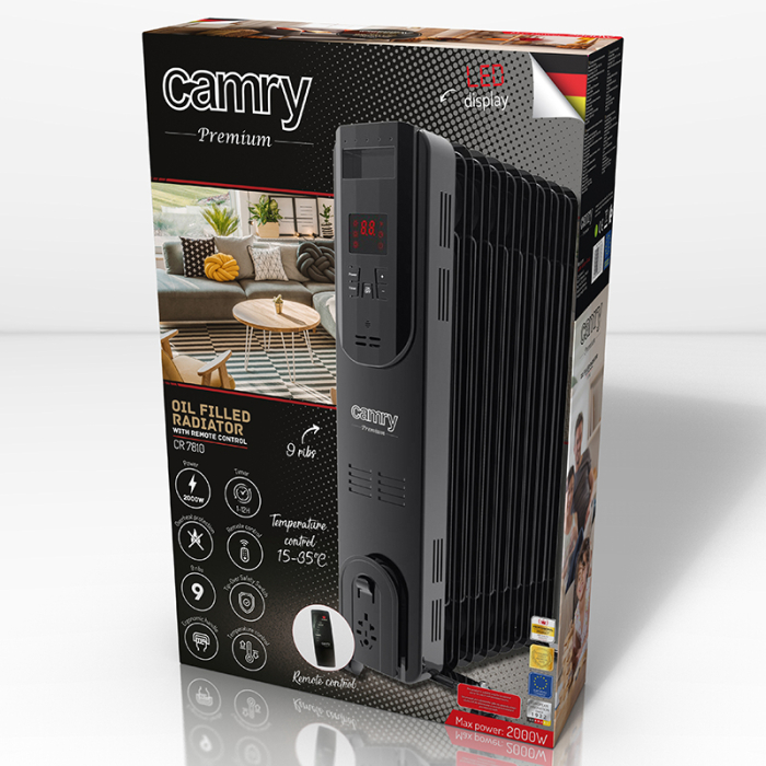RADIATOR ULEI 9 ELEMENTI 2000W CR 7810 CAMRY [9]