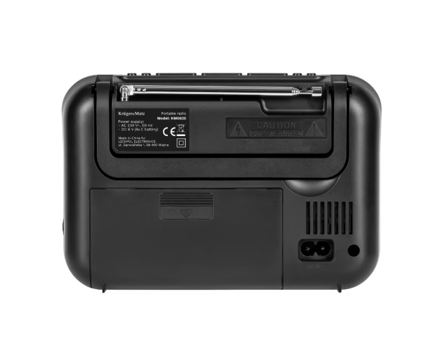 Radio analog portabil, Kruger&Matz, 5W, Negru [3]