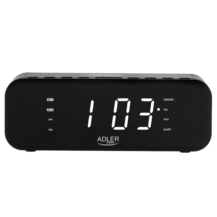 RADIO CU CEAS INCARCARE WIRELESS AD 1192 NEGRU ADLER [4]