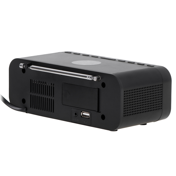 RADIO CU CEAS INCARCARE WIRELESS AD 1192 NEGRU ADLER [6]