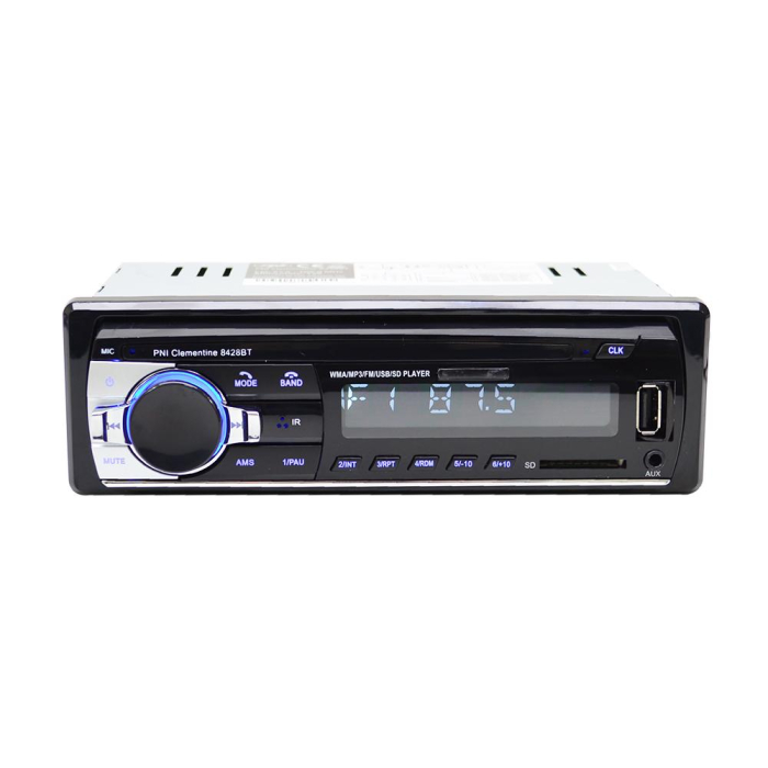 RADIO MP3 PLAYER AUTO PNI CLEMENTINE 8428BT, 4X45W, 12V, 1 DIN, CU SD, USB, AUX, RCA SI BLUETOOTH [3]