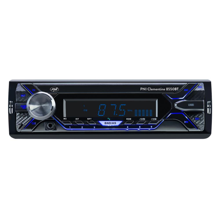 RADIO MP3 PLAYER AUTO PNI CLEMENTINE 8550BT, FATA DETASABILA, 4X45W, 12V, 1 DIN, CU SD, USB, AUX, RCA [3]
