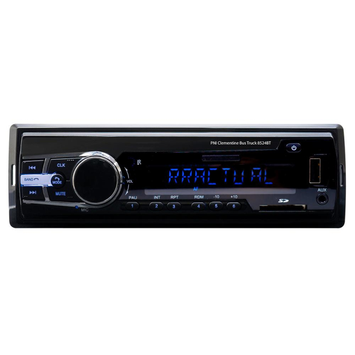 RADIO MP3 PLAYER AUTO PNI CLEMENTINE BUS TRUCK 8524BT RDS 4X45W 12V/24V CU SD, USB, AUX, RCA SI BLUETOOTH [2]