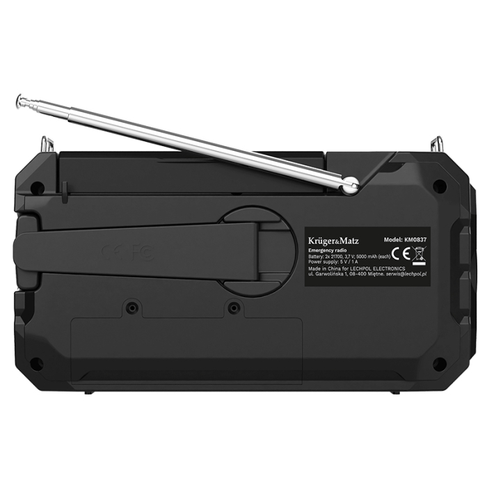 RADIO MULTIFUNCTIONAL SOLAR 10000MAH KRUGER&MA [8]