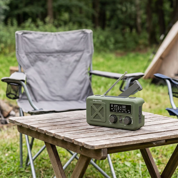 RADIO MULTIFUNCTIONAL SOLAR 2000MAH KRUGER&MA [3]