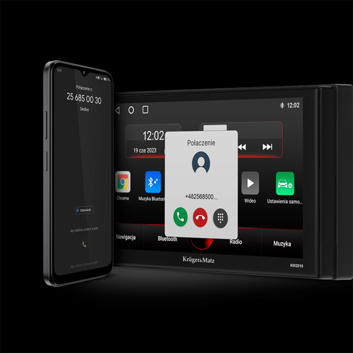 RADIO PLAYER 2 DIN CARPLAY/ANDROID AUTO KRUGER&MATZ [3]