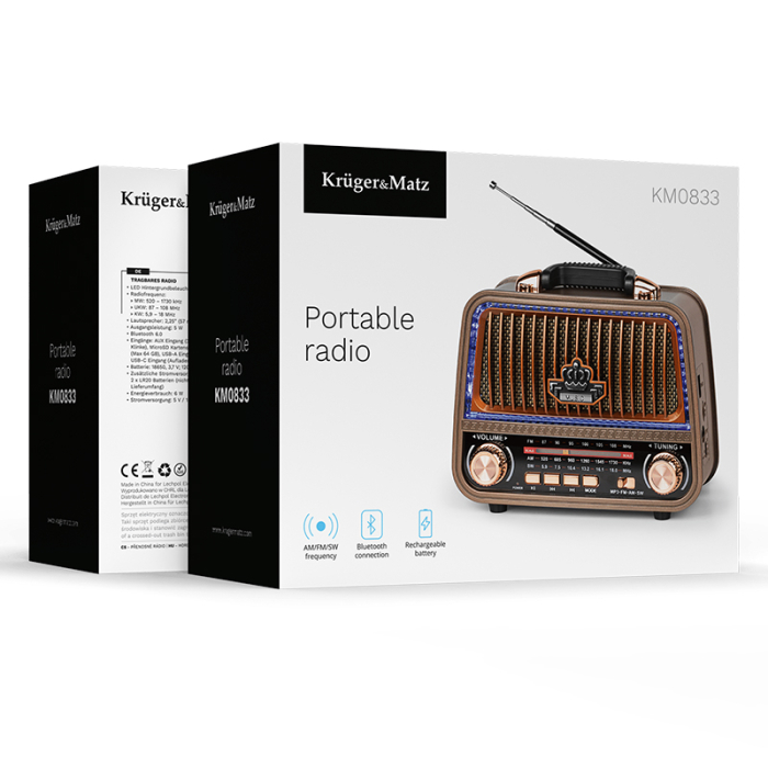 RADIO PORTABIL ANALOG KRUGER&MATZ [6]