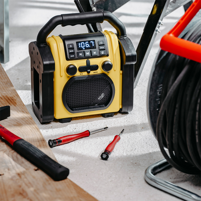 RADIO PORTABIL IPX54 BT, AUX AD 1911 ADLER [3]