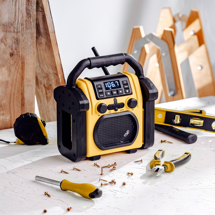 RADIO PORTABIL IPX54 BT, AUX AD 1911 ADLER [10]