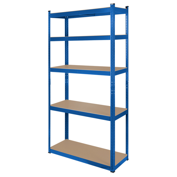 RAFT METALIC 5 POLITE 750K MDF 180X90X40 ALBASTRU REBEL [3]