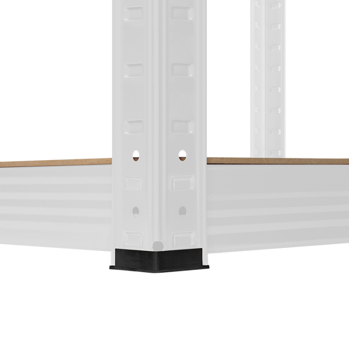 RAFT METALIC 5 POLITE 750KG MDF 180X90X40 ALB REBEL [9]