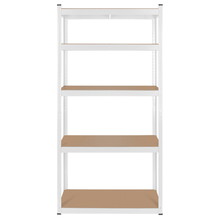 RAFT METALIC 5 POLITE 750KG MDF 180X90X40 ALB REBEL [4]