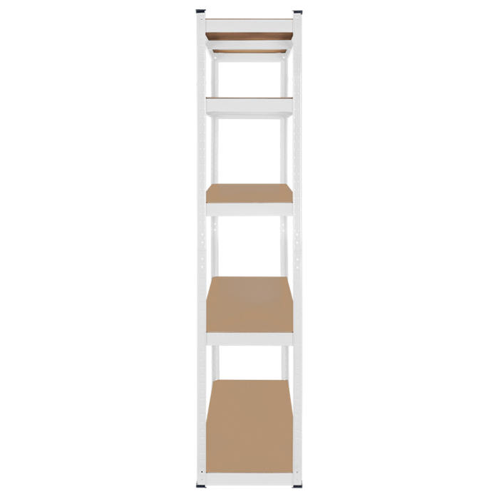 RAFT METALIC 5 POLITE 750KG MDF 180X90X40 ALB REBEL [5]